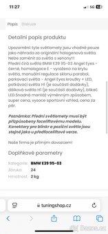 Zánovní přední světla BMW E39 - 13