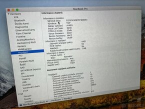 MacBook PRO 13” Retina - early 2015, A1502, nova baterie - 13