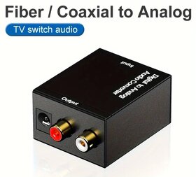 Digitálně analogový audio převodník z optiky > Rca - 13