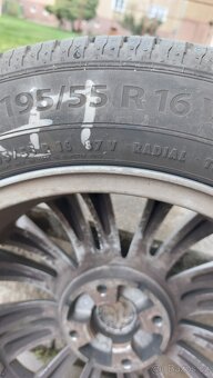 Sada orig. alu kol + letní pneu R16 Barum - 13