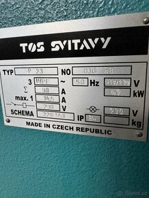Čtyřstranná frézka Tos P23 profil - 13
