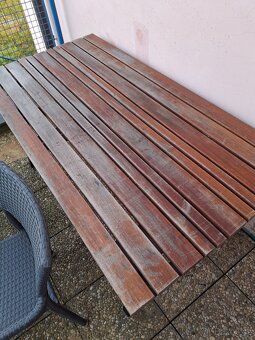 Ratanové židle 4 ks + stůl - 13