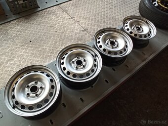 VW CADDY - 4x OCELOVÝ DISK 15“ - rozteč 5x112 - 13