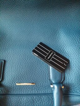 Vlněný kabát Ermenegildo Zegna, kožená brašna Zegna - 13