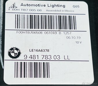 BMW X5 G05 X6 G06 Full led adaptivní světlomety - 13