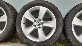 Alu kola 5x112 r17 zimní pneu vw passat b7 alltrack - 13