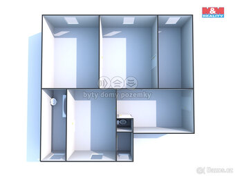 Prodej bytu 3+1, 104 m², Přerov, ul. nábř. Dr. Edvarda Beneš - 13