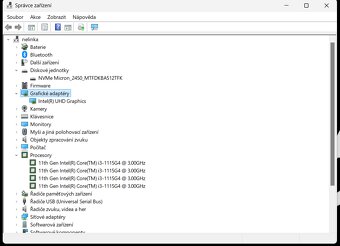 Prodám notebook Acer Aspire 3 (A315-58). - 13