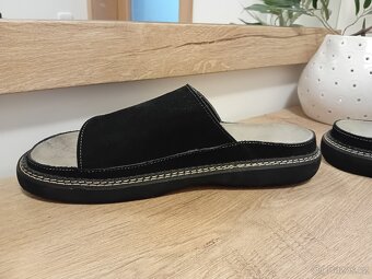 Super Gear pánské nazouváky vel. 45 kožené - 13