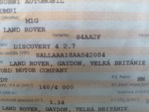 Land Rover Discovery 4  2,7TD V6 S 4x4, . - 13