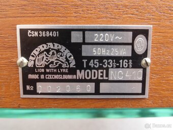 Tesla NC-410 vzácný HiFi gramofon z roku 1967 - 13