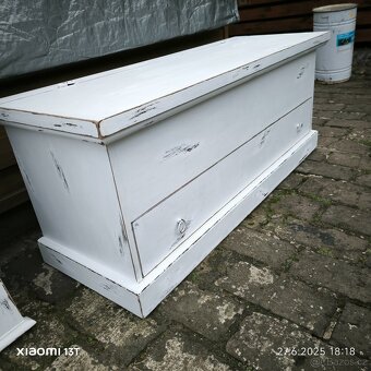 Věšáková stěna+ botník Provence styl - 13
