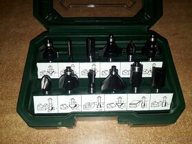 Sada frézovacích bitů pro horní frézy. - 13