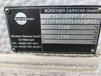 Burstner Fun 430, špičkový stav - jako nový, předstan - 13