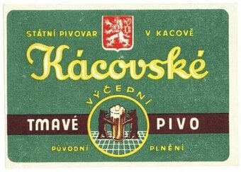 Do své sbírky koupím staré pivní láhve pivovar Kácov - 13