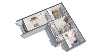 Pěkný a prostorný byt 3+1, 68,8 m². lokalita Plzeň – Doubrav - 13