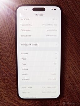 Apple iPhone 14 pro Max 256 GB - 13