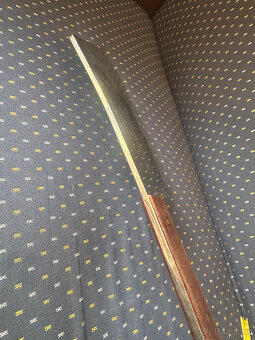 RETRO řeznický sekáč na půlení dobytka VELKÝ 72cm - 13