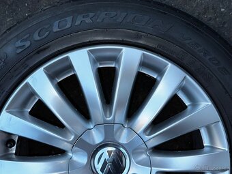 ALU kola VW 17" 7,5J ET40 pneu 235/55/R17 + rezerva - 13