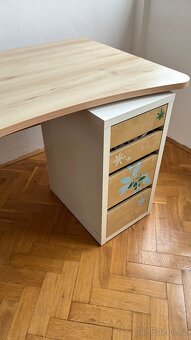 Psací stůl + otočná židle + šuplíky - 13