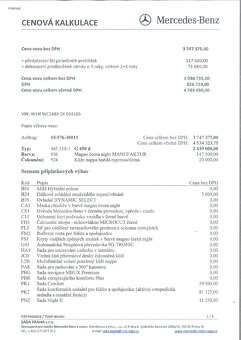 Mercedes G 450d - r.v. 2025, koupen nový v ČR. - 13
