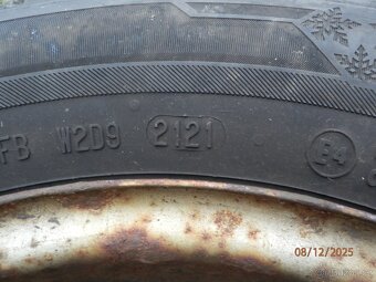 2xObutá zimní kola na ŠKODA FELICIA 13tky ET 38 165/70 R13 - 13