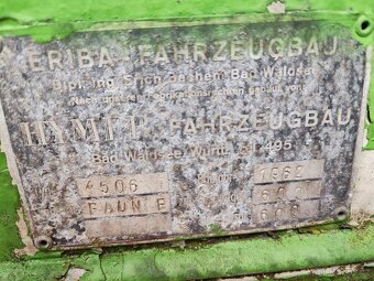 Karavan Eriba Faun r.v 1962  Na renovaci - 13