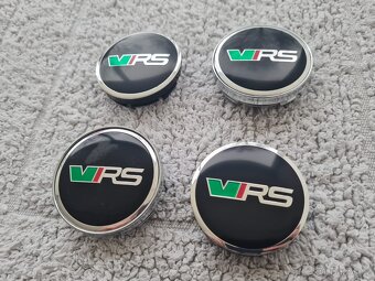 Stredové krytky - pukličky kolies ŠKODA / VRS - 13