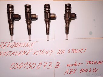 vw škoda vstřiky PD 038130073 PPD 03G130073 07Z130073 - - 13