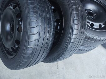 195/50 R15 82V LETNÍ PNEU +DISKY ŠKODA FABIA 5X100mm - 13