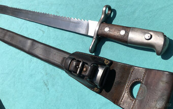 Švýcarský bodák M1914 s pilou - 13