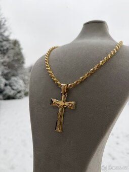 Zlaty kříž - přívěsek 19.67g 585 14k - NOVY NENOŠENÝ ZLATO - 13