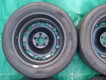 4x Disky Škoda Fabia II 5x100 R15 + Letní Pneu: Cena za sadu - 13