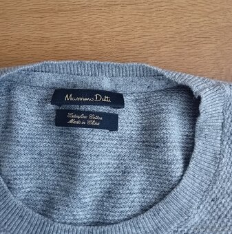 Massimo Dutti pánský lehký svetr vel. M/L 100% bavlna - 13