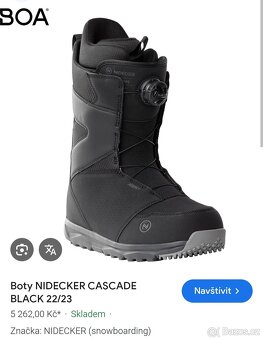 Snowboard komplet 165MW Arbor, Nidecker, Flow - 13