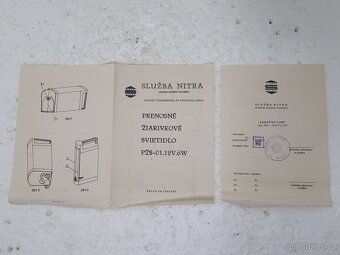 12V Přenosné zářivkové světlo - 1989 ČSSR - 13