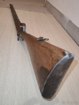 Historická dvouhlavňová brokovnice - 13