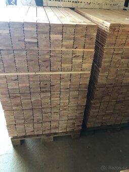 Dřevo- Plotová modřínová prkna plotovka plaňky na plot - 13