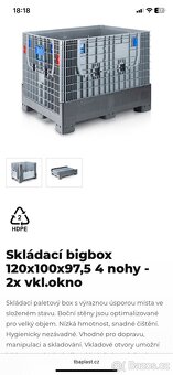 Skladaci bigbox 120x100x97,5cm - 13