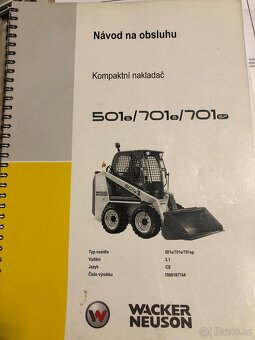 Prodám smykový nakladač Wacker Neuson 701s bobík - 13