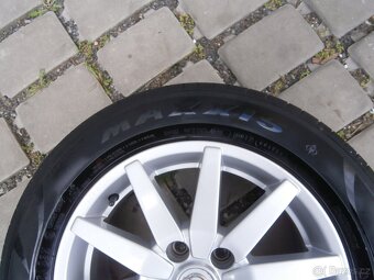 letní alu kola 5 x 114.3 205 60 16 originál nissan - 13