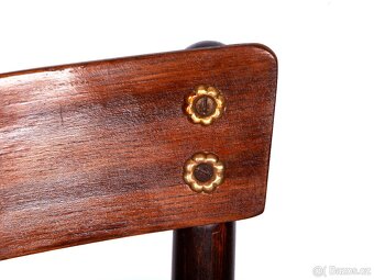 Krásné secesní jídelní +židle GT Thonet, No 654, 4 kusy. - 13