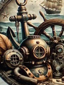 přívěs s námořní tematikou , různé - 13