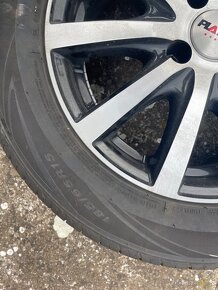 ALU kola R15 Platin P69 + letní pneu + TPMS senzory - 13