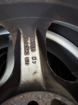 Alu kola s letní pneu ET 40, R15 195/65 - 13