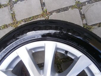 letní alu kola 5 x 114.3 225 55 17 originál mazda - 13