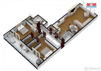 Prodej bytu 3+kk, 103 m², Karlovy Vary, ul. Mattoniho nábřež - 13