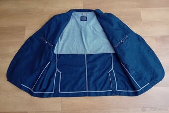 Calamar pánské sako vel. 3XL len + bavlna nové - 13