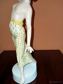 Tanečnice  ART-DECO  Značeno  ROSENTHAL 23,5 cm super stav - 13
