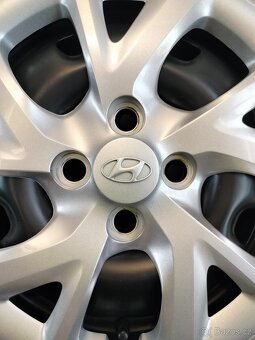 Ocelové disky na Hyundai 14" 5Jx14 ET46 + poklice Hyundai - 13